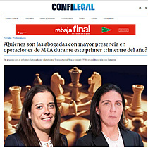 Quines son las abogadas con mayor presencia en operaciones de M&A durante este primer trimestre del ao?